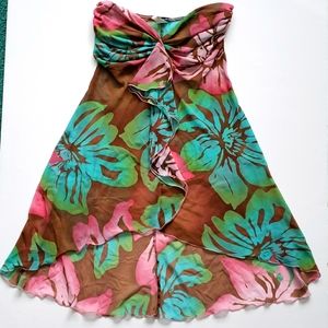 Tropical beach cover up